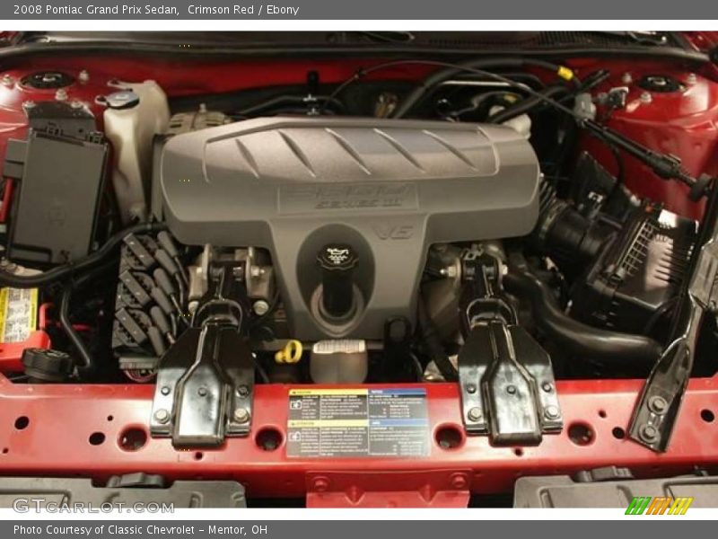 Crimson Red / Ebony 2008 Pontiac Grand Prix Sedan