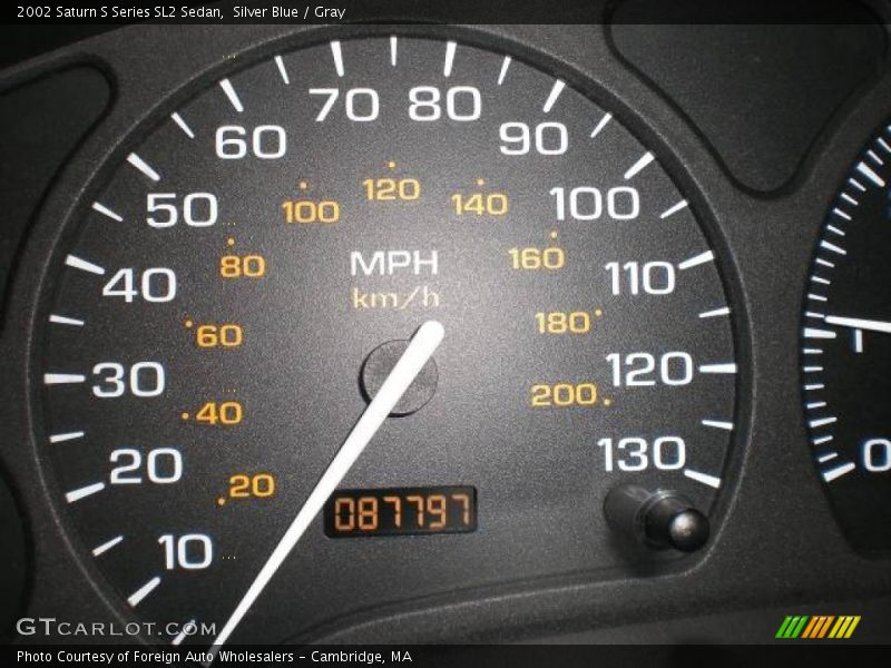 Silver Blue / Gray 2002 Saturn S Series SL2 Sedan