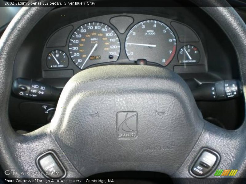 Silver Blue / Gray 2002 Saturn S Series SL2 Sedan