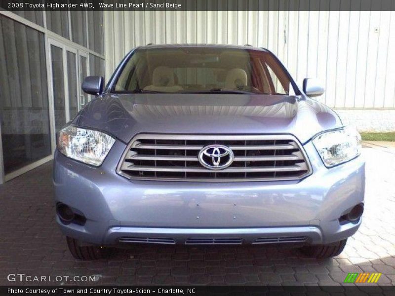 Wave Line Pearl / Sand Beige 2008 Toyota Highlander 4WD