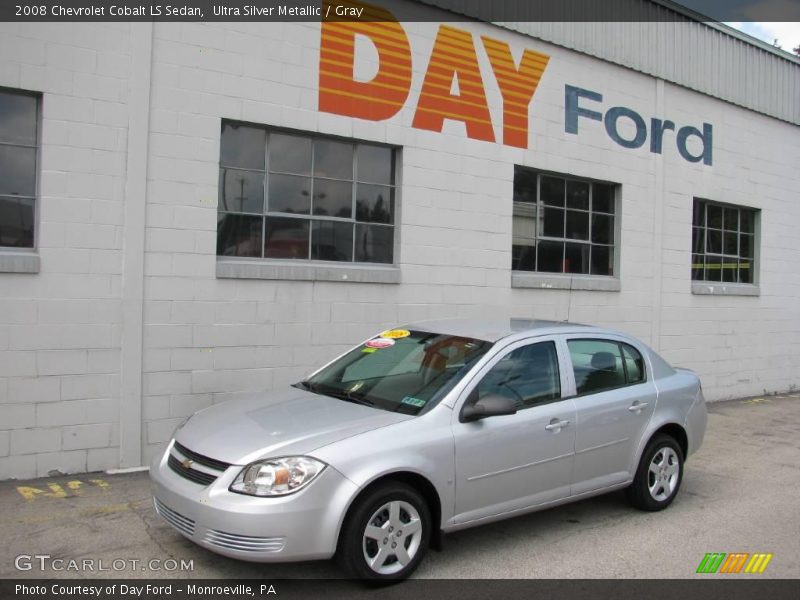 Ultra Silver Metallic / Gray 2008 Chevrolet Cobalt LS Sedan