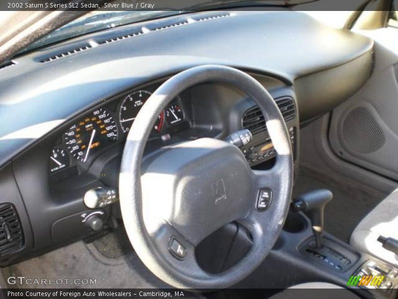Silver Blue / Gray 2002 Saturn S Series SL2 Sedan