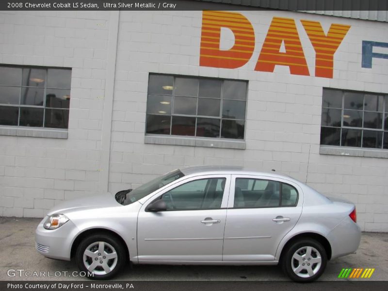 Ultra Silver Metallic / Gray 2008 Chevrolet Cobalt LS Sedan