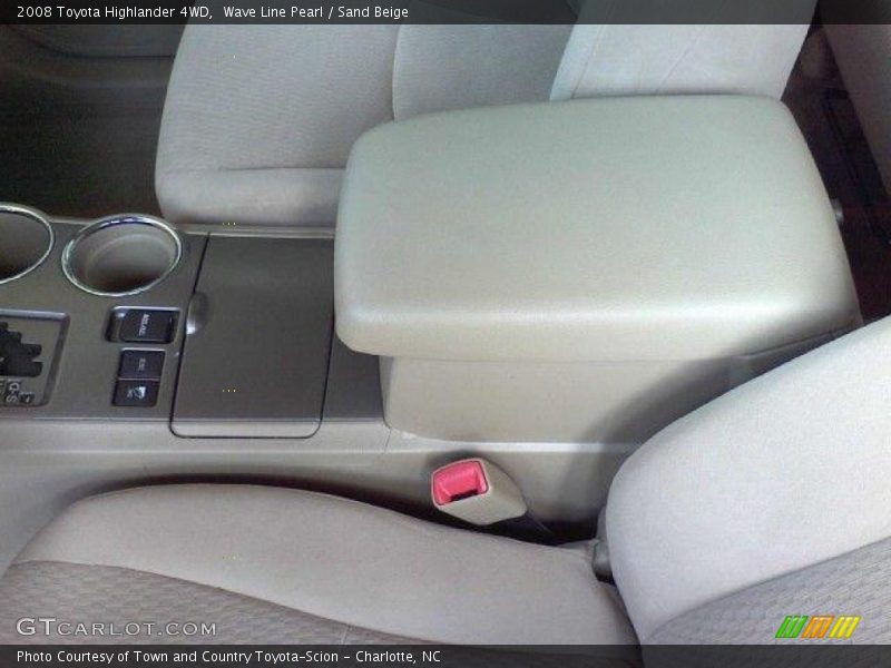 Wave Line Pearl / Sand Beige 2008 Toyota Highlander 4WD