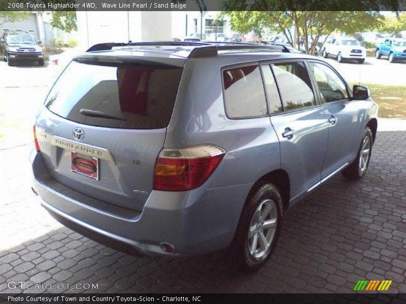 Wave Line Pearl / Sand Beige 2008 Toyota Highlander 4WD