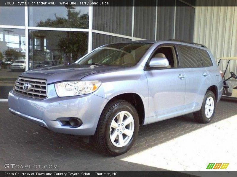 Wave Line Pearl / Sand Beige 2008 Toyota Highlander 4WD