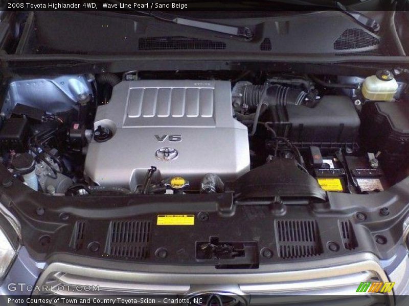 Wave Line Pearl / Sand Beige 2008 Toyota Highlander 4WD