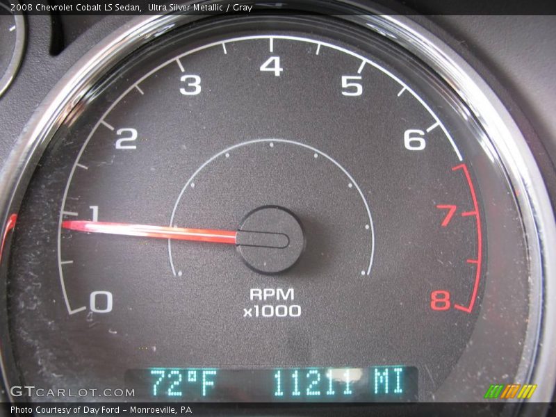 Ultra Silver Metallic / Gray 2008 Chevrolet Cobalt LS Sedan