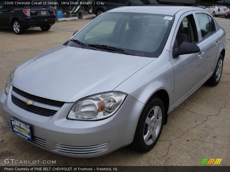Ultra Silver Metallic / Gray 2008 Chevrolet Cobalt LS Sedan
