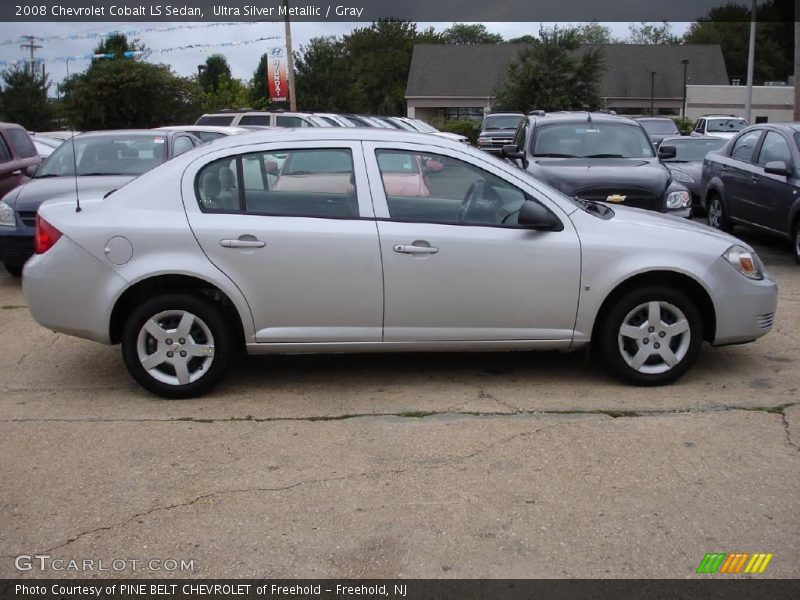 Ultra Silver Metallic / Gray 2008 Chevrolet Cobalt LS Sedan