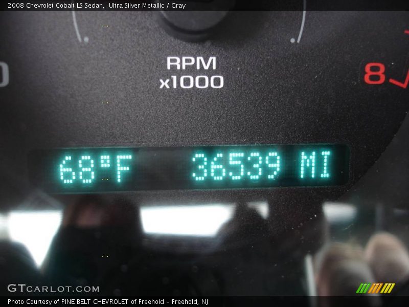 Ultra Silver Metallic / Gray 2008 Chevrolet Cobalt LS Sedan