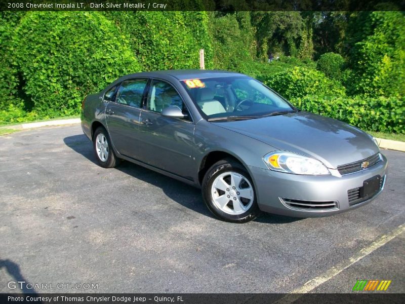 Dark Silver Metallic / Gray 2008 Chevrolet Impala LT