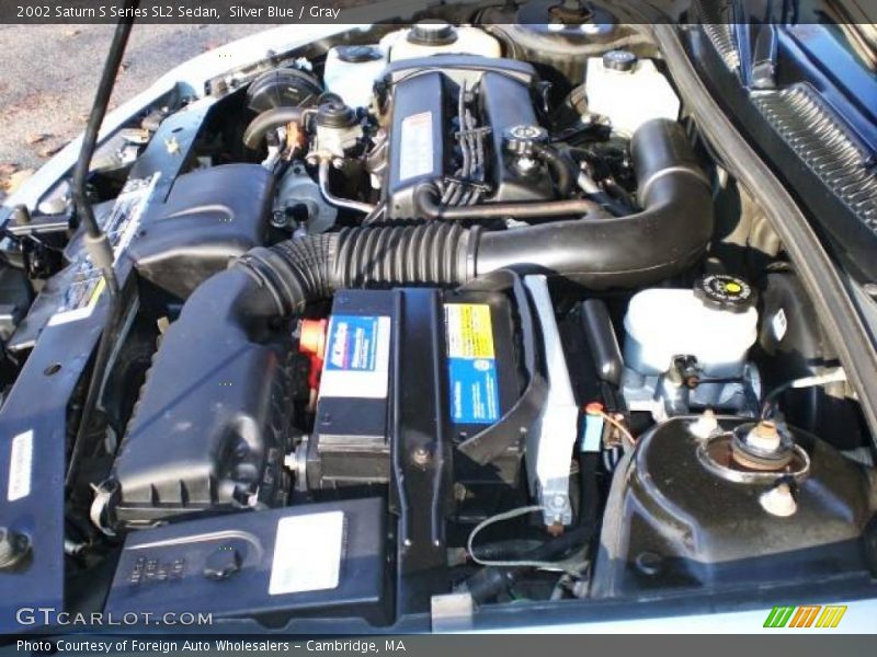 Silver Blue / Gray 2002 Saturn S Series SL2 Sedan