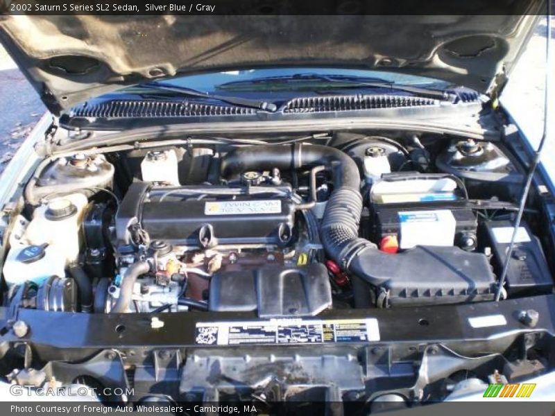Silver Blue / Gray 2002 Saturn S Series SL2 Sedan