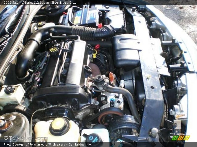 Silver Blue / Gray 2002 Saturn S Series SL2 Sedan