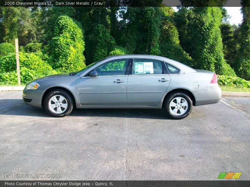 Dark Silver Metallic / Gray 2008 Chevrolet Impala LT