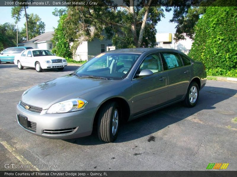 Dark Silver Metallic / Gray 2008 Chevrolet Impala LT