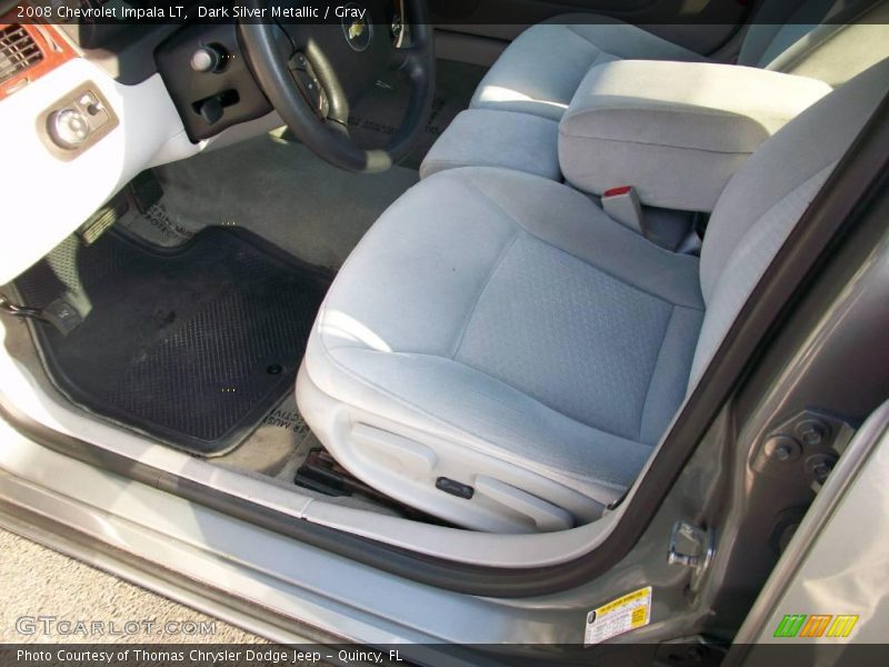 Dark Silver Metallic / Gray 2008 Chevrolet Impala LT