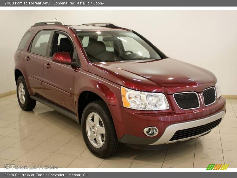 Sonoma Red Metallic / Ebony 2008 Pontiac Torrent AWD