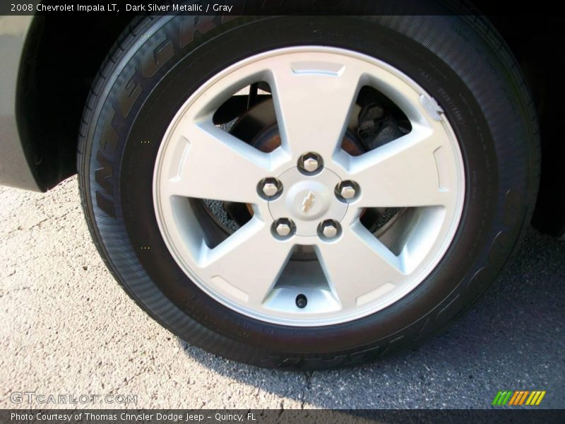 Dark Silver Metallic / Gray 2008 Chevrolet Impala LT