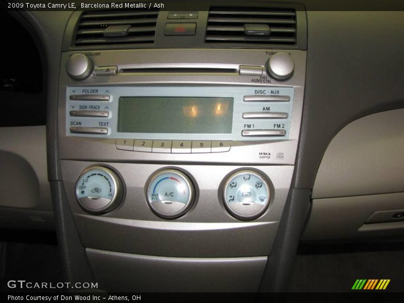 Barcelona Red Metallic / Ash 2009 Toyota Camry LE