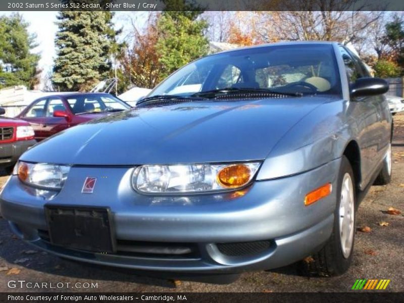 Silver Blue / Gray 2002 Saturn S Series SL2 Sedan