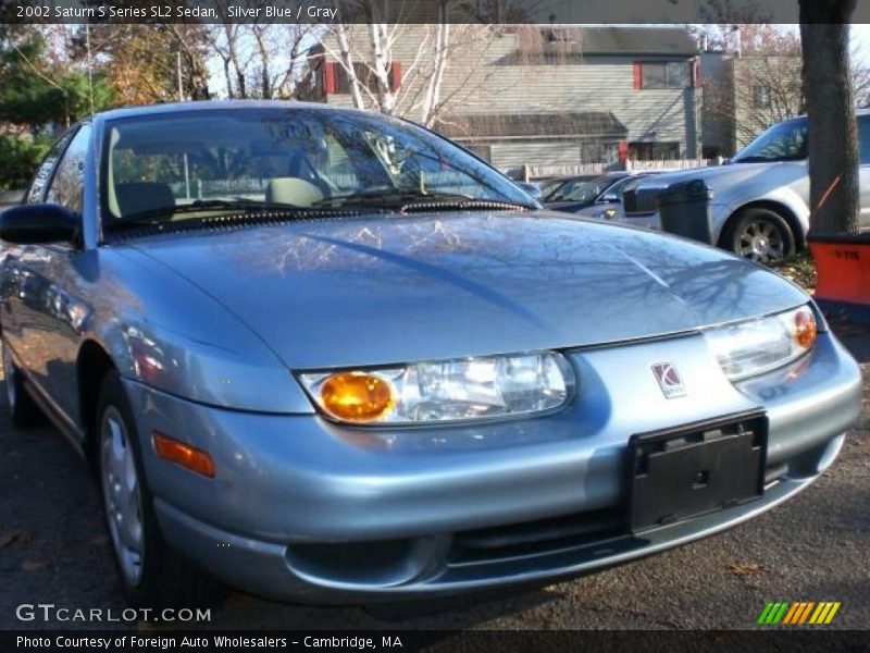 Silver Blue / Gray 2002 Saturn S Series SL2 Sedan