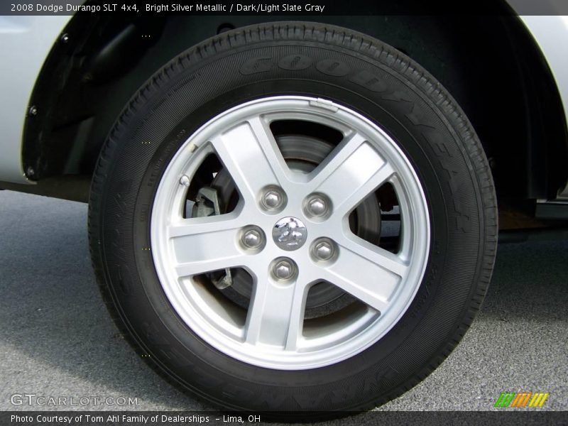 Bright Silver Metallic / Dark/Light Slate Gray 2008 Dodge Durango SLT 4x4