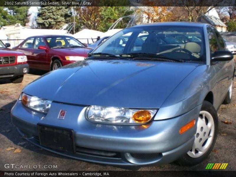 Silver Blue / Gray 2002 Saturn S Series SL2 Sedan