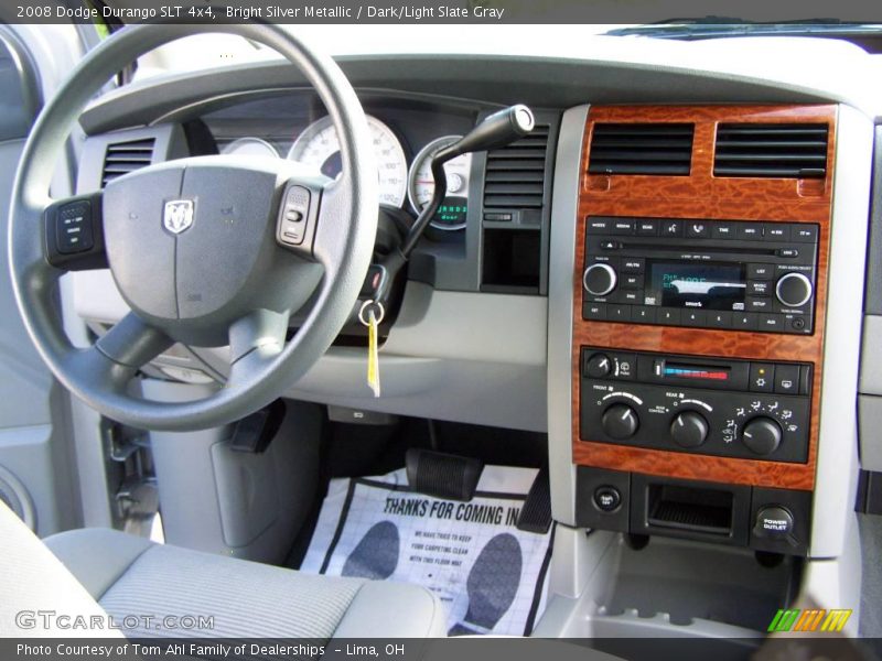 Bright Silver Metallic / Dark/Light Slate Gray 2008 Dodge Durango SLT 4x4