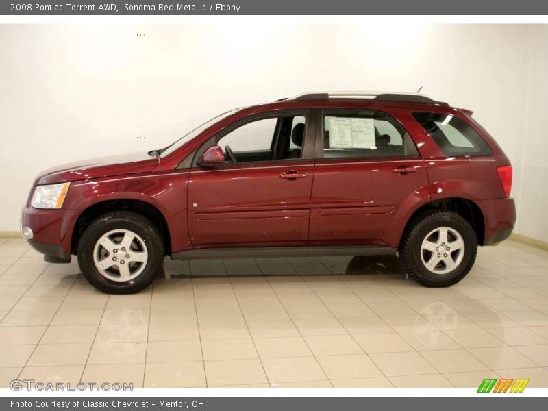 Sonoma Red Metallic / Ebony 2008 Pontiac Torrent AWD