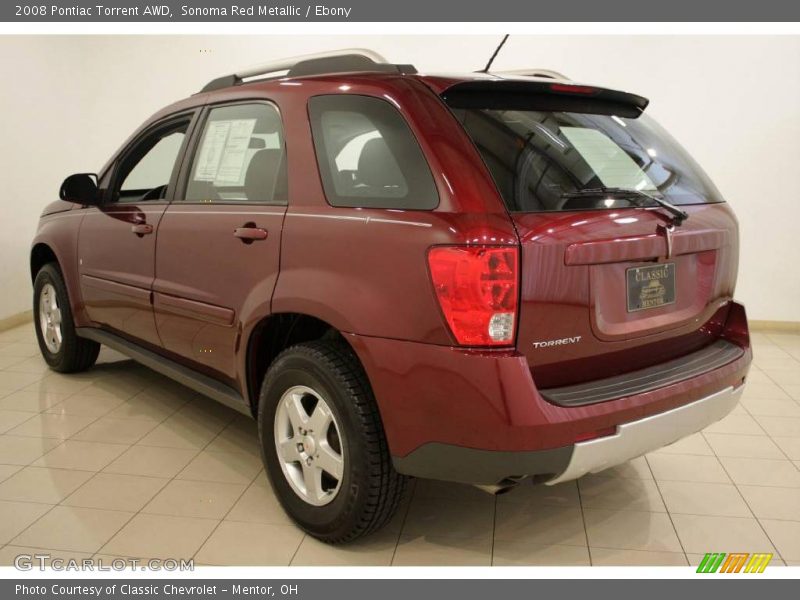 Sonoma Red Metallic / Ebony 2008 Pontiac Torrent AWD