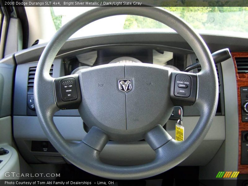 Bright Silver Metallic / Dark/Light Slate Gray 2008 Dodge Durango SLT 4x4
