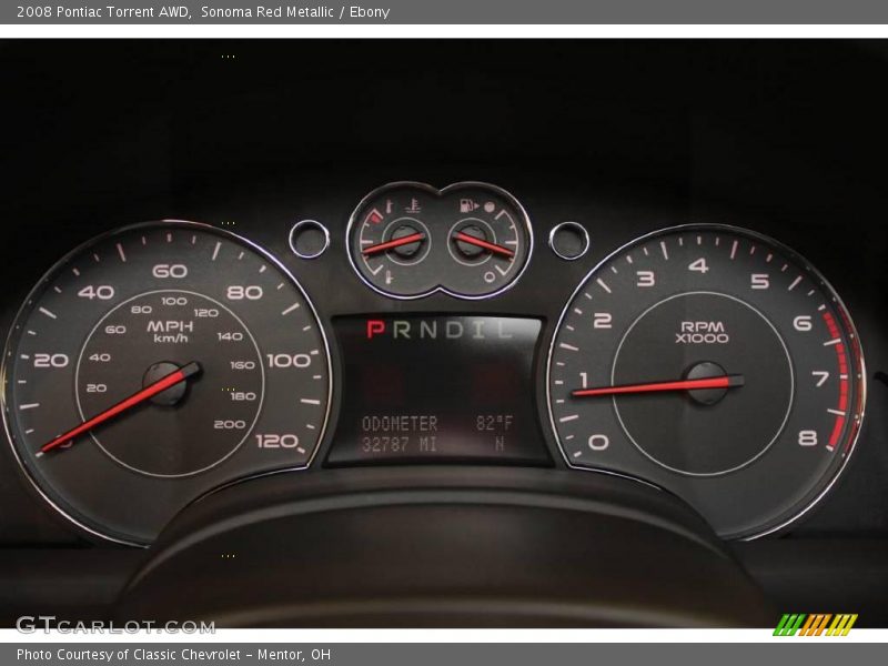 Sonoma Red Metallic / Ebony 2008 Pontiac Torrent AWD
