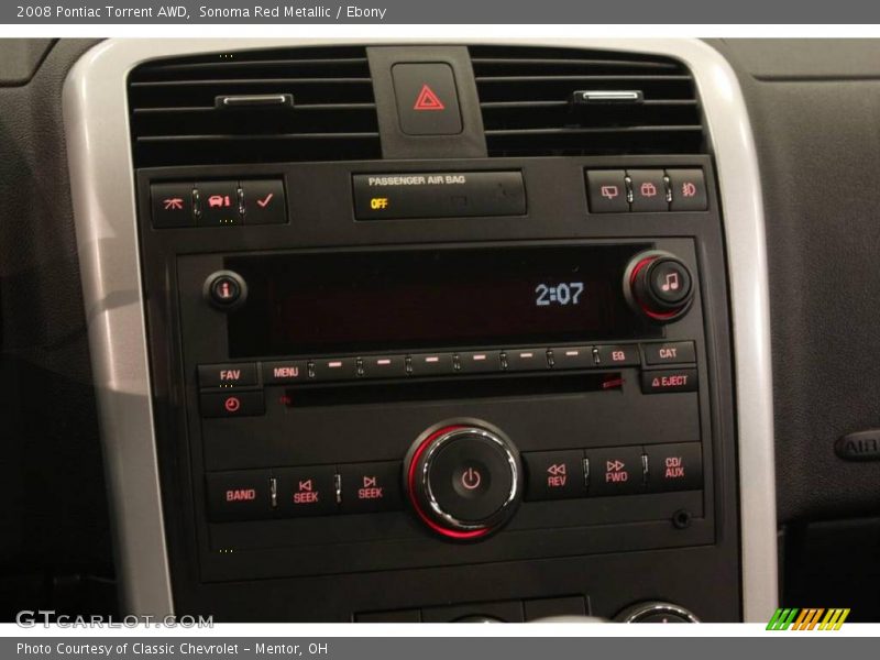 Sonoma Red Metallic / Ebony 2008 Pontiac Torrent AWD