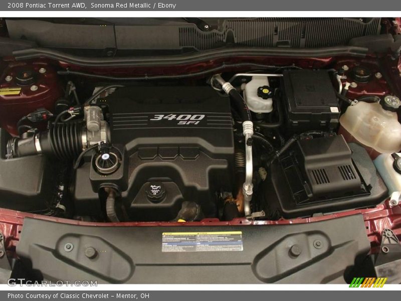 Sonoma Red Metallic / Ebony 2008 Pontiac Torrent AWD