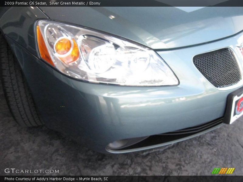 Silver Green Metallic / Ebony 2009 Pontiac G6 Sedan