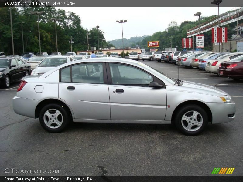 Silver / Gray 2003 Saturn ION 1 Sedan