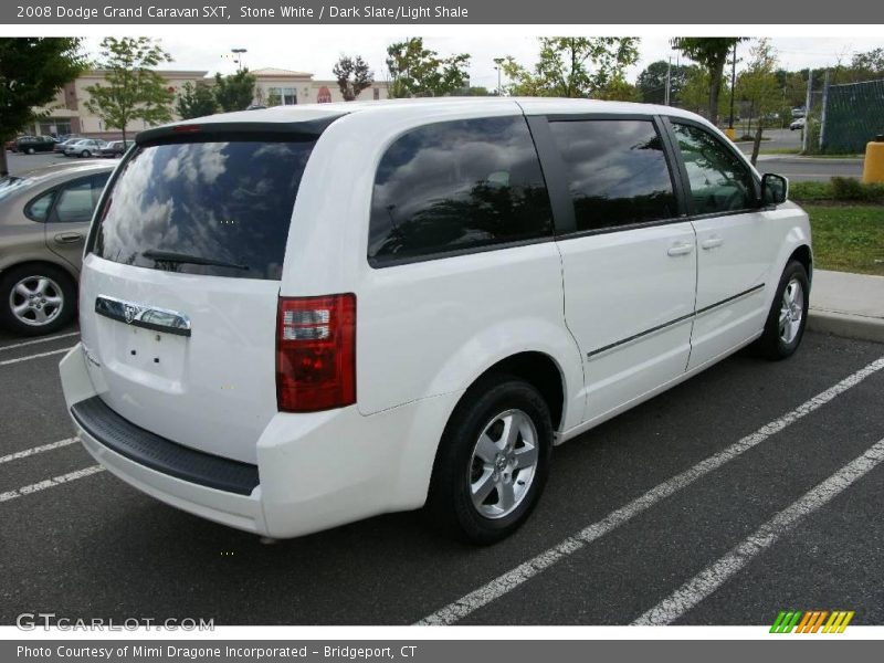 Stone White / Dark Slate/Light Shale 2008 Dodge Grand Caravan SXT