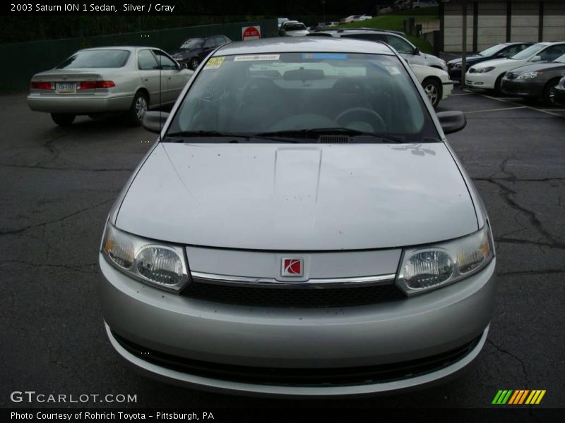 Silver / Gray 2003 Saturn ION 1 Sedan