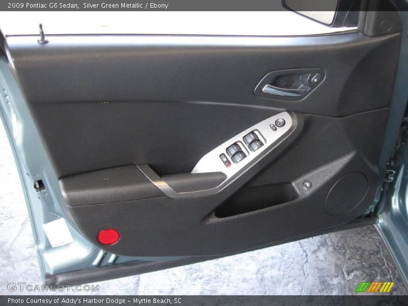 Silver Green Metallic / Ebony 2009 Pontiac G6 Sedan