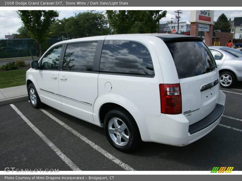 Stone White / Dark Slate/Light Shale 2008 Dodge Grand Caravan SXT