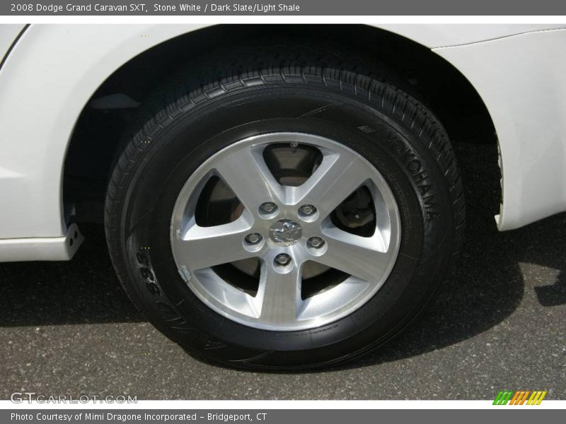 Stone White / Dark Slate/Light Shale 2008 Dodge Grand Caravan SXT