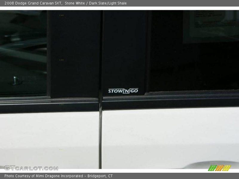 Stone White / Dark Slate/Light Shale 2008 Dodge Grand Caravan SXT