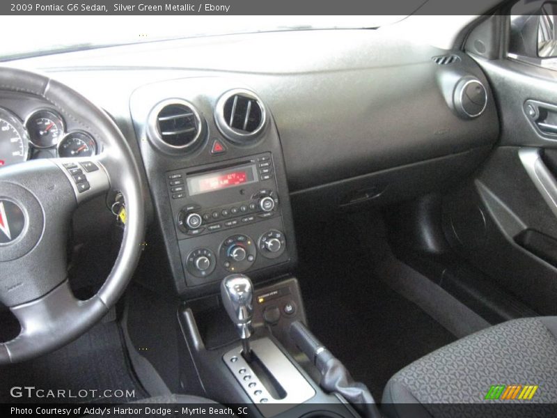 Silver Green Metallic / Ebony 2009 Pontiac G6 Sedan