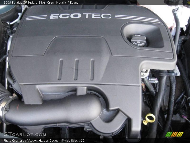 Silver Green Metallic / Ebony 2009 Pontiac G6 Sedan