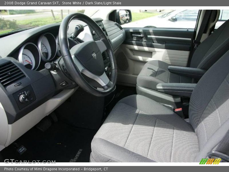 Stone White / Dark Slate/Light Shale 2008 Dodge Grand Caravan SXT