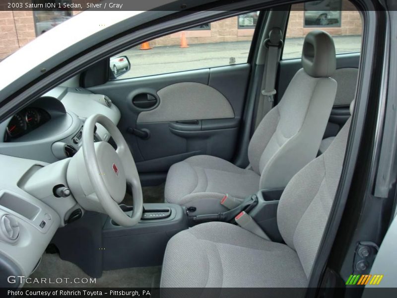 Silver / Gray 2003 Saturn ION 1 Sedan