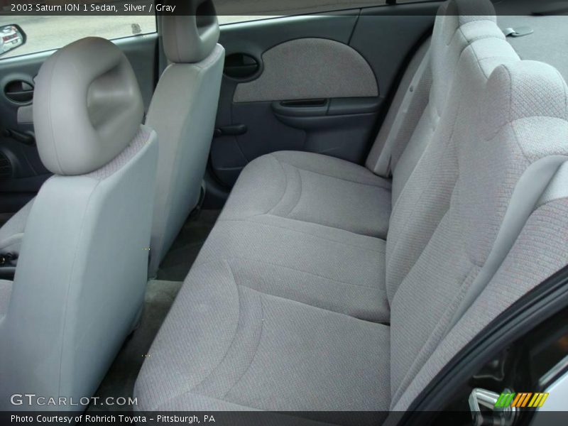 Silver / Gray 2003 Saturn ION 1 Sedan