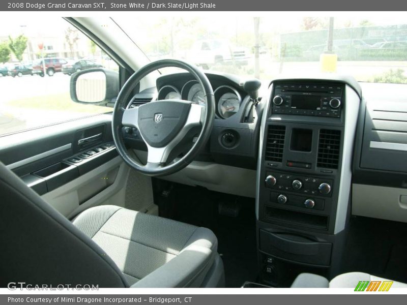 Stone White / Dark Slate/Light Shale 2008 Dodge Grand Caravan SXT